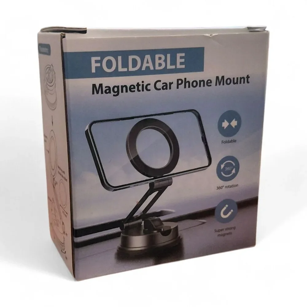 Magnetic Car Phone Mount 360° Rotation Strong Magnet Universal Holder